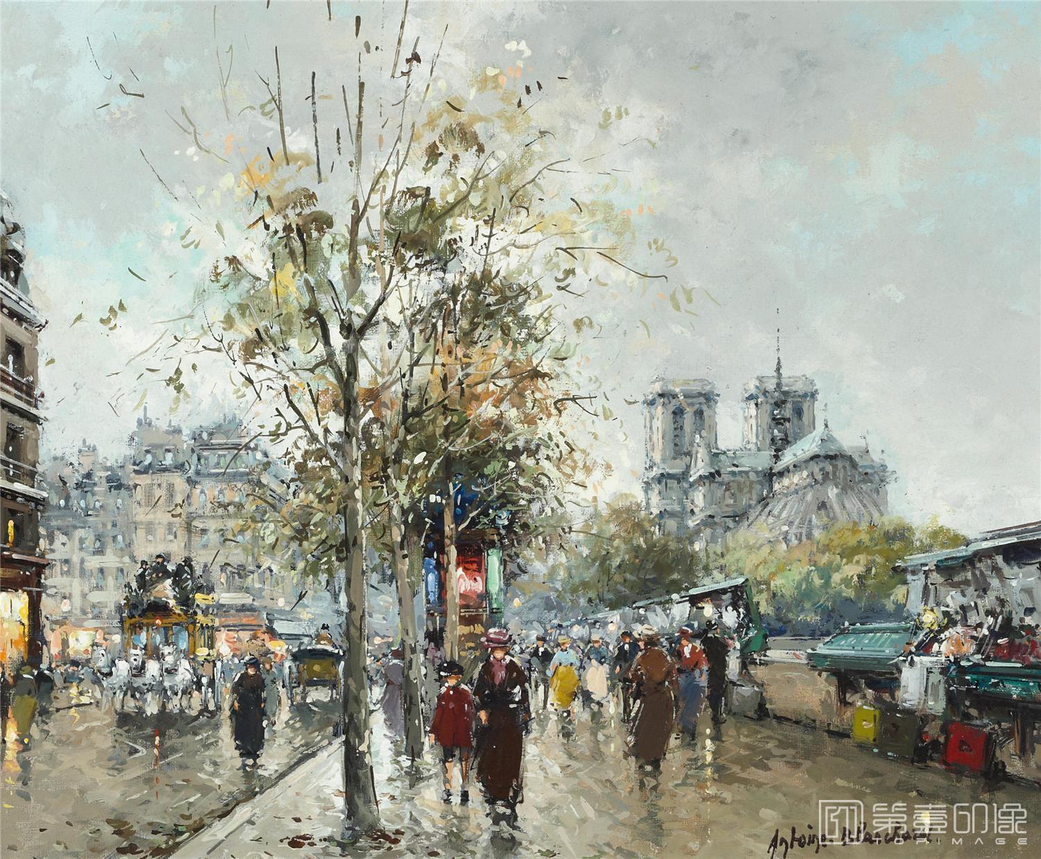 油画-安托万·布兰乍得 Antoine Blanchard作品-027